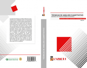 TÉCNICAS DE ANÁLISIS CUANTITATIVO APLICADAS A LAS CIENCIAS CONTABLES Y ECONÓMICAS